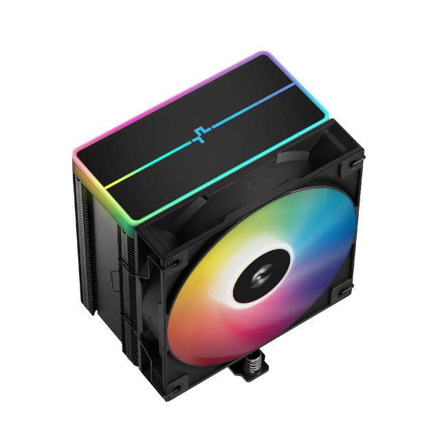 Охладител за процесор DeepCool AG500 BK Addressable RGB V2, 3-pin/4-pin PWM, Intel LGA1851/1700/1200/115X / AMD AM5/AM4