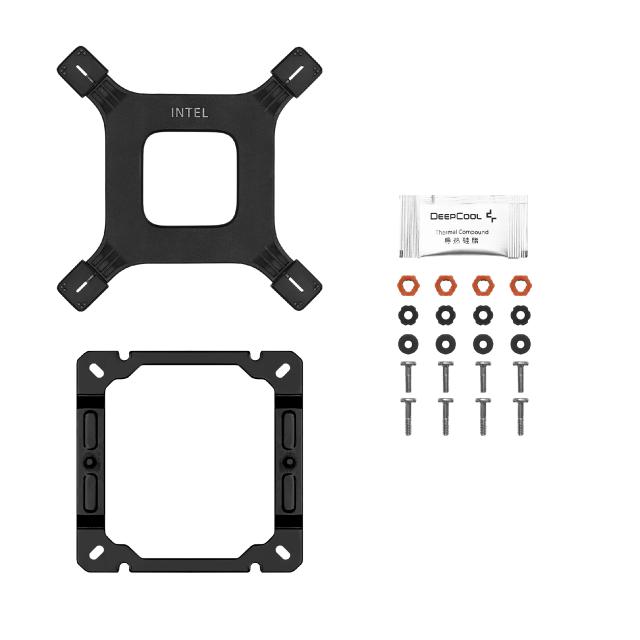 Охладител за процесор DeepCool AG500 BK Addressable RGB V2, 3-pin/4-pin PWM, Intel LGA1851/1700/1200/115X / AMD AM5/AM4