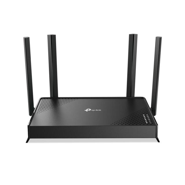 Рутер TP-Link Archer BE220, 3600Mbps, 2.4GHz (688Mbps) / 5GHz (2882Mbps), Wireless BE, 4x 10/100/1000Mbps LAN, 1x 100/1000/2500Mbps WAN