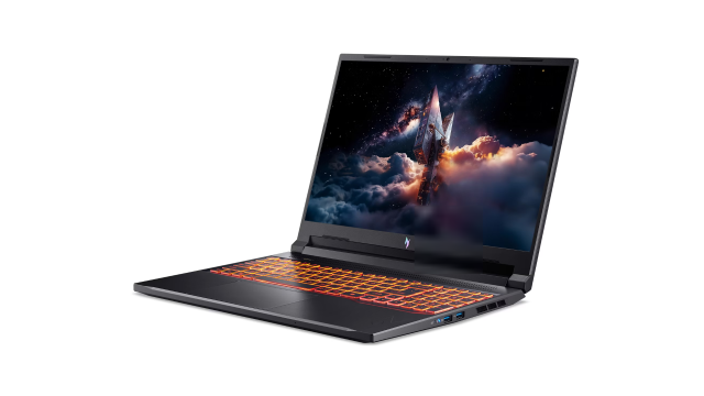 Лаптоп Acer Nitro ANV16-42-R9MV, AMD Ryzen 7 260 8C (3.8 / 5.1GHz, 24MB Cache), 16.0" (40.64 cm) WUXGA IPS, 180Hz, NVIDIA GF RTX 5060 8GB GDDR7, 16 GB DDR5, 1TB M.2 NVMe SSD, Free DOS