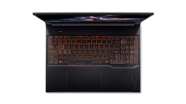 Лаптоп Acer Nitro ANV16-42-R9MV, AMD Ryzen 7 260 8C (3.8 / 5.1GHz, 24MB Cache), 16.0" (40.64 cm) WUXGA IPS, 180Hz, NVIDIA GF RTX 5060 8GB GDDR7, 16 GB DDR5, 1TB M.2 NVMe SSD, Free DOS