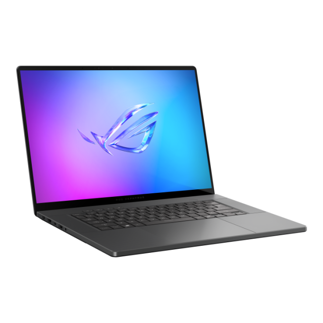 Лаптоп ASUS ROG Zephyrus G16 2025 GU605CW-QR093X, Intel Core Ultra 9 285H 16C (2.7 / 5.4 GHz, 24 MB Cache), 16.0" (40.64 cm) OLED Glossy display, 240Hz, NVIDIA RTX 5080 16GB GDDR7 DLSS 4, 32GB LPDDR5X, 2TB M.2 NVMe SSD, Windows 11 Home
