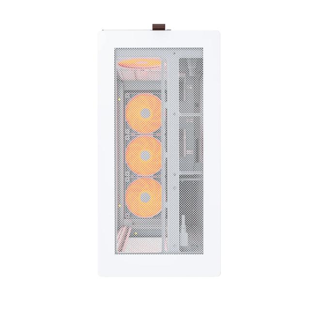 Кутия Montech HS01 PRO (W), Middle Tower, 2 x USB 3.0, 1 x USB 3.1 Type-C, ATX / Micro-ATX / Mini-ITX, White