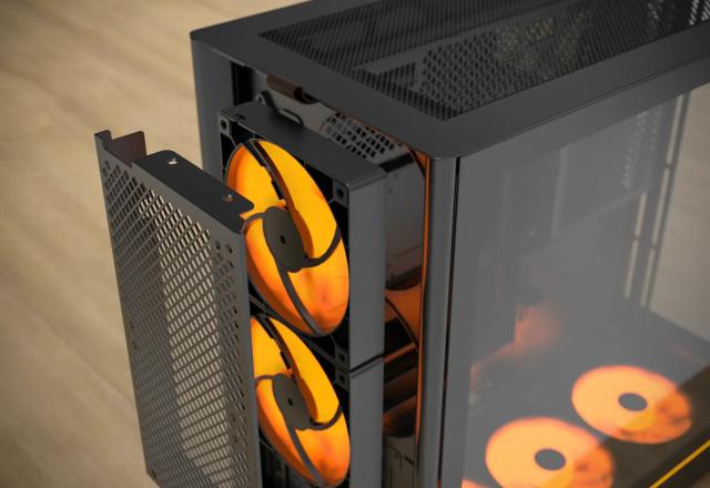 Кутия Montech HS01 PRO (W), Middle Tower, 2 x USB 3.0, 1 x USB 3.1 Type-C, ATX / Micro-ATX / Mini-ITX, Black