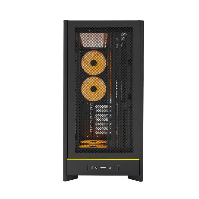 Кутия Montech HS01 PRO (W), Middle Tower, 2 x USB 3.0, 1 x USB 3.1 Type-C, ATX / Micro-ATX / Mini-ITX, Black