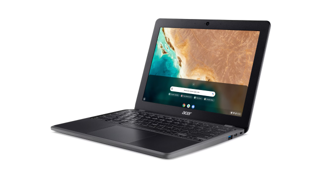 Лаптоп Acer Chromebook Spin 512 R852T-C73W 2 в 1 Chromebook, Intel Celeron Processor N4020 2C (1.10 / 2.8 GHz, 4MB Cache), 12" (30.5 cm) HD+ IPS, Touch Display,  4GB LPDDR4, 64 GB eMMC, OS Google Chrome