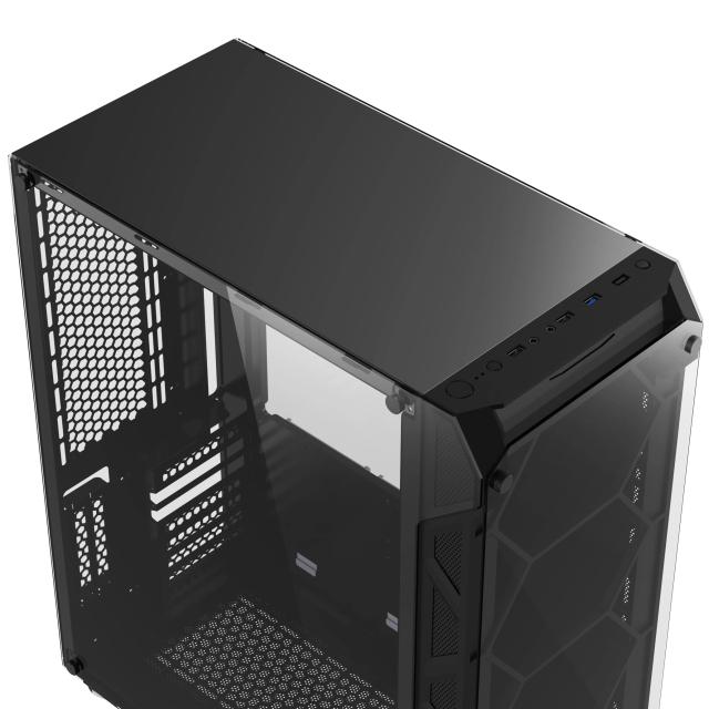 Кутия XIGMATEK Overtake, Big Tower, 2x USB 3.0, 2x USB 2.0, 1x HD Audio, EATX / ATX/ mATX / Mini-ITX