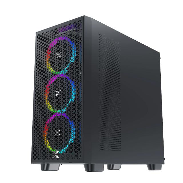 Кутия XIGMATEK Gaming G Pro Mesh, Middle Tower, 1x USB 3.0, 2x USB 2.0, 1x HD Audio, EATX / ATX/ mATX / Mini-ITX 