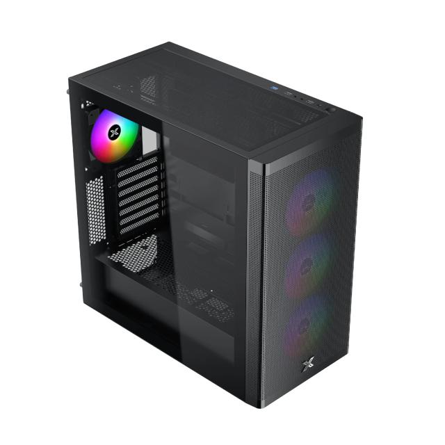 Кутия XIGMATEK Osiris Mesh, Middle Tower, 1x USB 3.0, 2x USB 2.0, 1x HD Audio, EATX / ATX/ mATX / Mini-ITX 