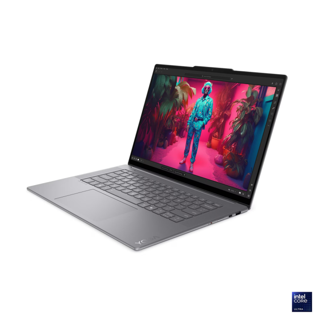 Лаптоп Lenovo Yoga Slim 7 15ILL9, Intel Core Ultra 7 258V 8C (2.2 - 4.8 GHz, 12 MB cache), 15.3" (38.86 cm) WQXGA+ OLED Glossy, 120Hz, Intel Arc Graphics 140V, 32GB LPDDR5X, 1TB M.2 NVMe SSD, Windows 11 Home