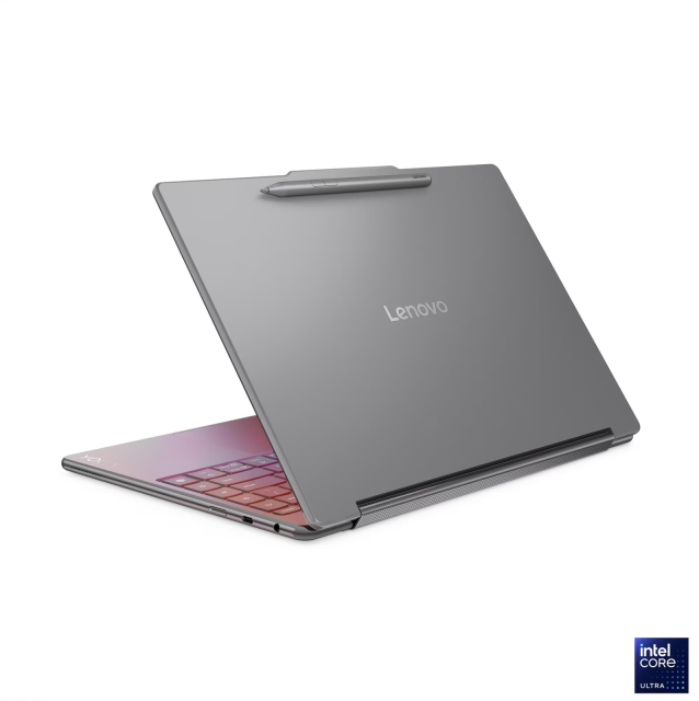Лаптоп Lenovo Yoga 9 2-in-1 14ILL10 Aura Edition, Intel Core Ultra 7 258V 8C (2.2/4.8GHz, 12MB Cache), 14.0" (35.56 cm) WQUXGA OLED, 60Hz, Touchscreen, Intel Arc 140V, 32GB LPDDR5X, 1TB M.2 NVMe SSD, Windows 11 Home