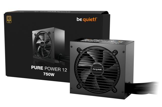 Захранване be quiet! PURE POWER 12 750W, Active PFC, ATX 3.1, 80 PLUS GOLD