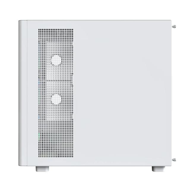 Кутия Montech XR Wood, Middle Tower, 2 x USB 3.0, 1 x USB Type-C, ATX, mATX, Mini-ITX, White
