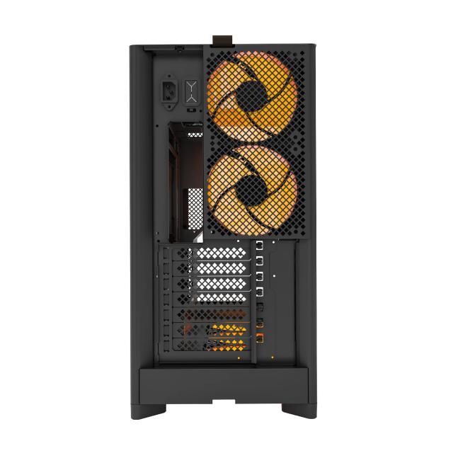 Кутия Montech HS02 PRO (B), Middle Tower, 2 x USB 3.0, 1 x USB Type-C, ATX, mATX, Mini-ITX