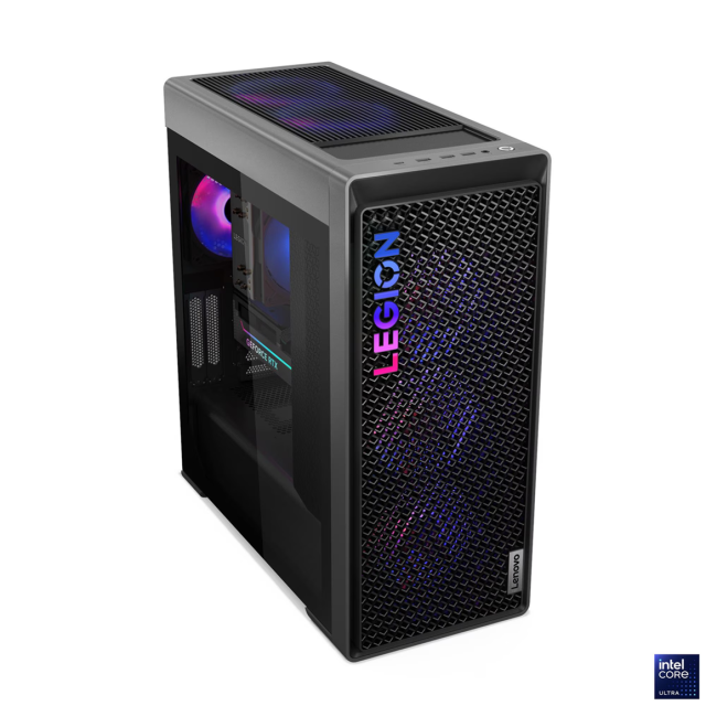 Компютър Lenovo Legion T7 34IAS10 Tower, Intel Core Ultra 9 285K 24C (3.2 / 5.7 GHz, 36MB Cache), NVIDIA RTX 5080 16GB GDDR7, 64GB DDR5 5600 MHz, 2TB SSD M.2 NVMe, Free DOS