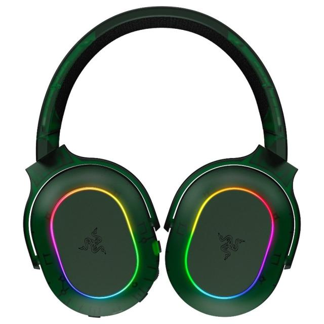 Геймърски слушалки Razer Barracuda X Chroma Phantom Green Edition, Gaming Headset, Black, Oval Ear Cushions, Wireless / Bluetooth