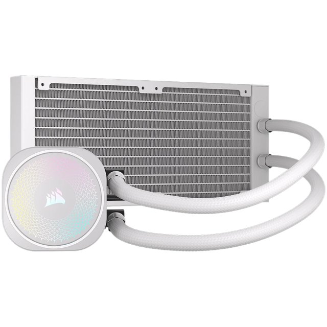 Охладител за процесор Corsair NAUTILUS 240 ARGB White, 240mm Radiator, Liquid CPU Cooler, Intel 1851, Intel 1700 / AMD AM5, AMD AM4
