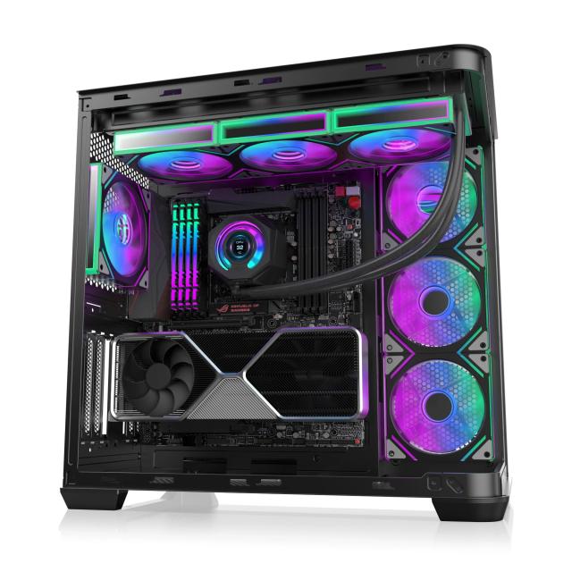 Кутия Raijintek ATREUS BT7 Black, Middle Tower, 2x USB 3.0, 1x USB 3.1 Type-C, E-ATX / ATX / mATX / ITX 