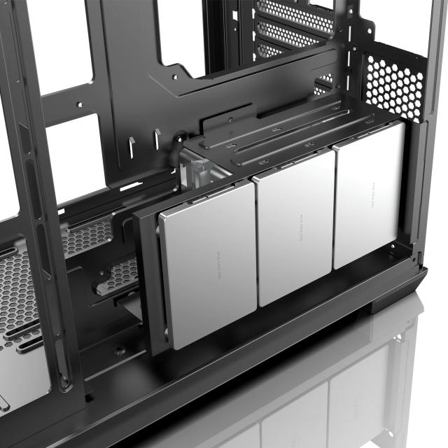 Кутия Raijintek ATREUS BT7 Black, Middle Tower, 2x USB 3.0, 1x USB 3.1 Type-C, E-ATX / ATX / mATX / ITX 