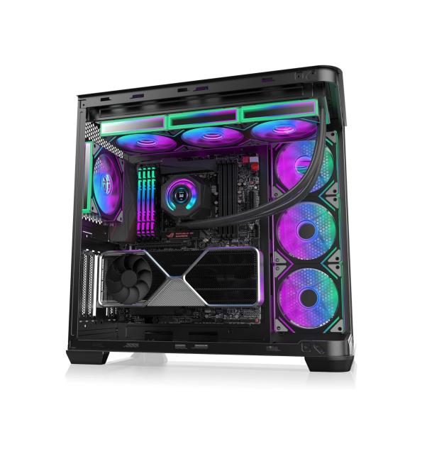 Кутия Raijintek ATREUS BT4 Black, Middle Tower, 2x USB 3.0, 1x USB 3.1 Type-C, E-ATX / ATX / mATX / ITX 