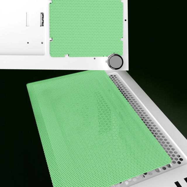 Кутия Zalman  i3 NEO ARGB Mesh White, aRGB, Middle Tower, 2x USB 3.0, 1x USB 2.0, ATX/mATX/Mini-ITX, бяла