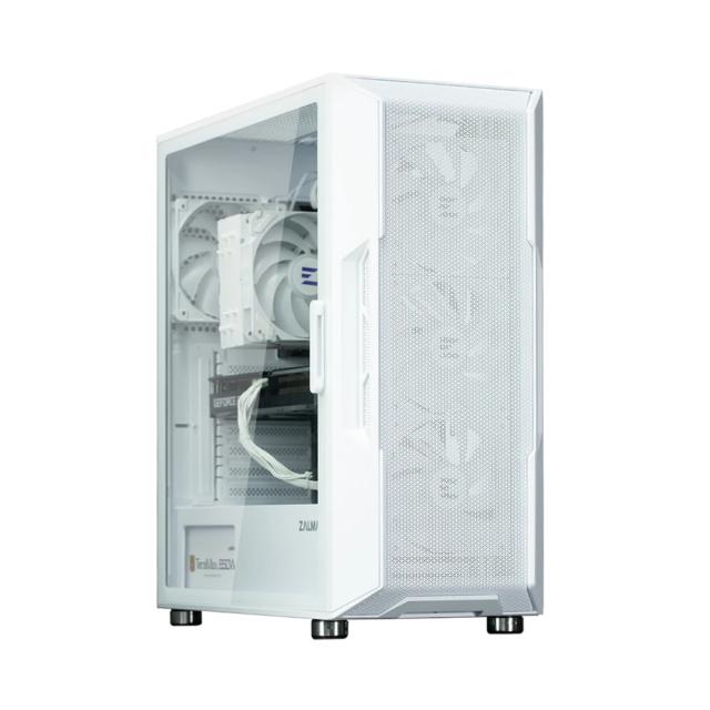 Кутия Zalman  i3 NEO ARGB Mesh White, aRGB, Middle Tower, 2x USB 3.0, 1x USB 2.0, ATX/mATX/Mini-ITX, бяла