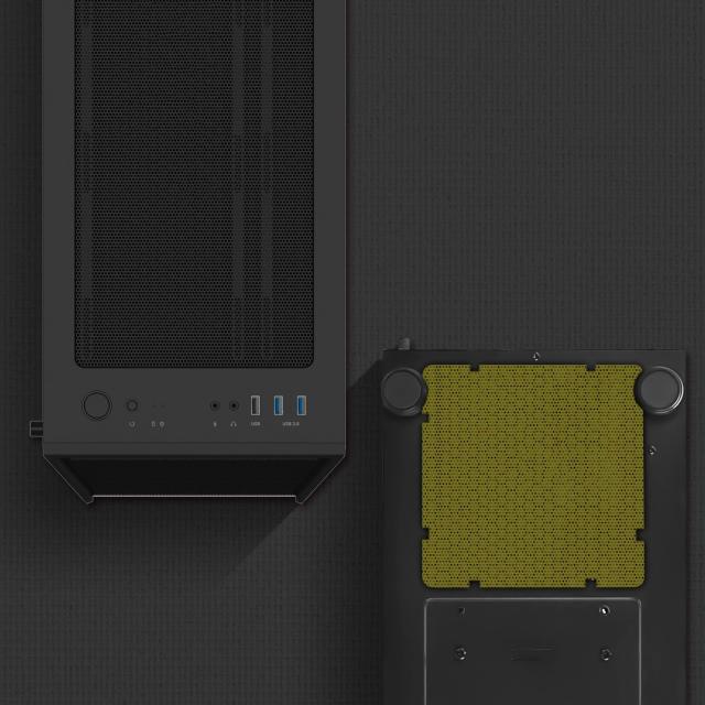 Кутия Zalman  i3 NEO ARGB Mesh Black, aRGB, Middle Tower, 2x USB 3.0, 1x USB 2.0, ATX/mATX/Mini-ITX, черна