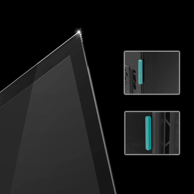 Кутия Zalman  i3 NEO ARGB Mesh Black, aRGB, Middle Tower, 2x USB 3.0, 1x USB 2.0, ATX/mATX/Mini-ITX, черна