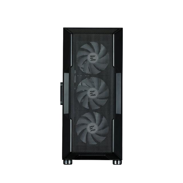 Кутия Zalman  i3 NEO ARGB Mesh Black, aRGB, Middle Tower, 2x USB 3.0, 1x USB 2.0, ATX/mATX/Mini-ITX, черна