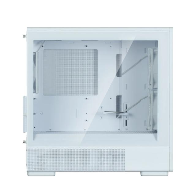 Кутия Zalman P10 NAMU White, Wood, Mini Tower, 1x USB 3.0, 1x USB Type-C, mATX/Mini-ITX, бяла