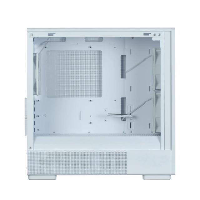 Кутия Zalman P10 NAMU White, Wood, Mini Tower, 1x USB 3.0, 1x USB Type-C, mATX/Mini-ITX, бяла