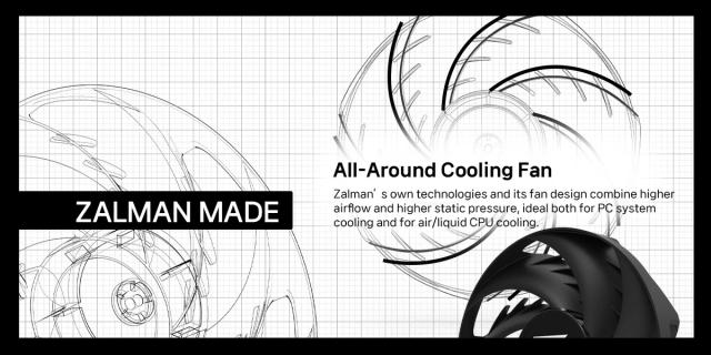 Охладител за процесор Zalman CPU Cooler CNPS9X PERFORMA PLUS, 4-pin PWM, LGA1851/AM5, Black