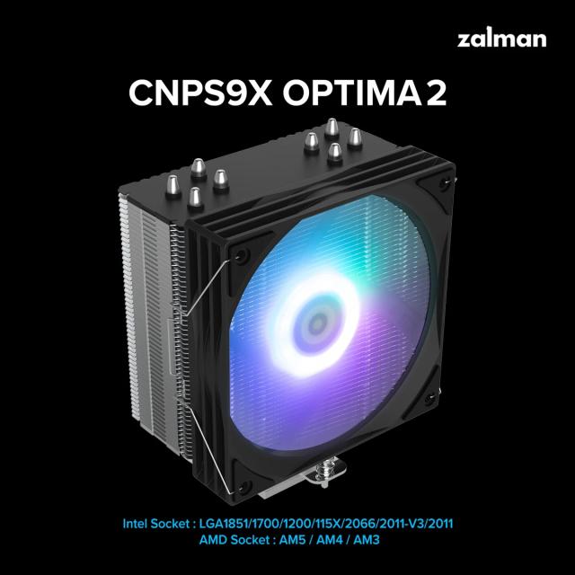 Охладител за процесор Zalman CPU Cooler CNPS9X OPTIMA2 LGA1851/AM5