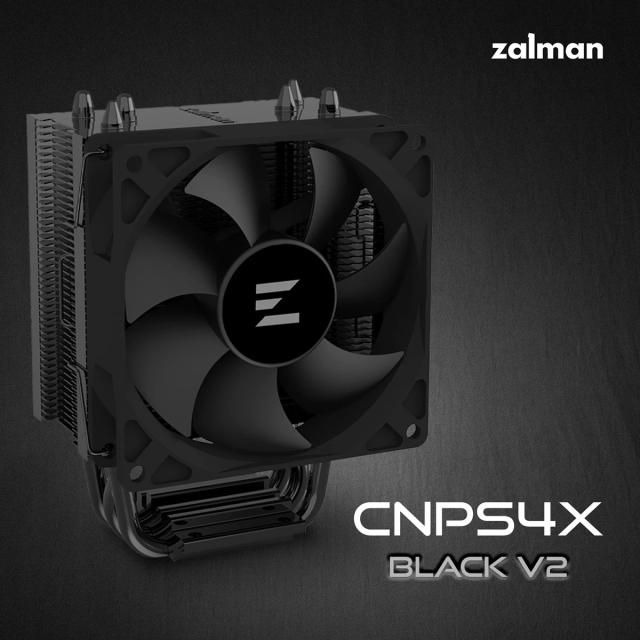 Охладител за процесор Zalman CPU Cooler CNPS4X BLACK V2, 4-pin PWM, LGA1851/AM5, Black