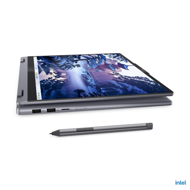 Лаптоп Lenovo IdeaPad 5 2-in-1 16IAL10, Intel Core Ultra 7 255H 16C (1.5 / 5.1 GHz, 24MB Cache), WQXGA Full HD+ IPS, Touchscreen, Intel Arc 140T, 16GB LPDDR5X, 1 TB M.2 NVMe SSD, Windows 11 Home