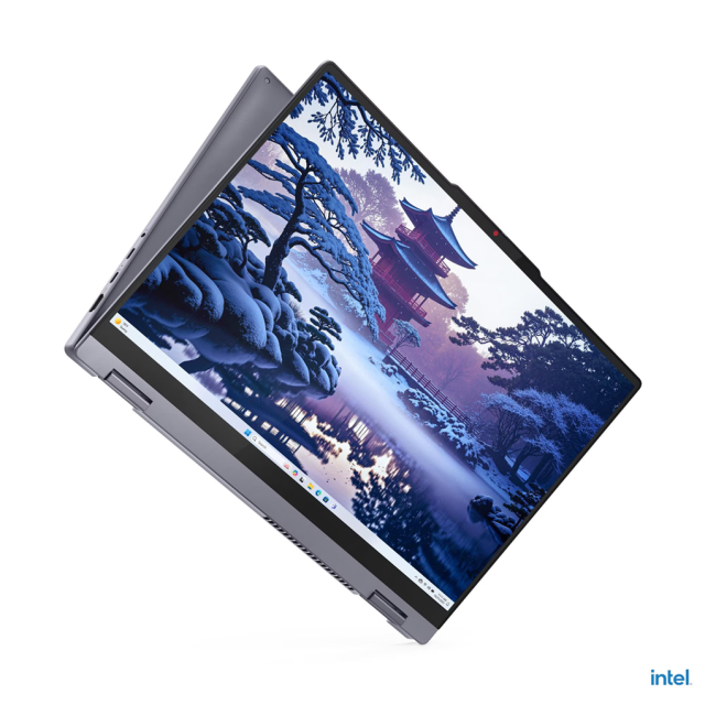 Лаптоп Lenovo IdeaPad 5 2-in-1 16IAL10, Intel Core Ultra 7 255H 16C (1.5 / 5.1 GHz, 24MB Cache), WQXGA Full HD+ IPS, Touchscreen, Intel Arc 140T, 16GB LPDDR5X, 1 TB M.2 NVMe SSD, Windows 11 Home