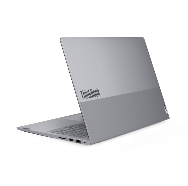 Лаптоп Lenovo ThinkBook 16 G8 IAL, Intel Core Ultra 5 225H 14C (1.7 / 4.9 GHz, 18MB Cache), 16" (40.64 см) WUXGA IPS Anti-glare, 60Hz, 16GB DDR5, 512 GB M.2 NVMe SSD, Free DOS