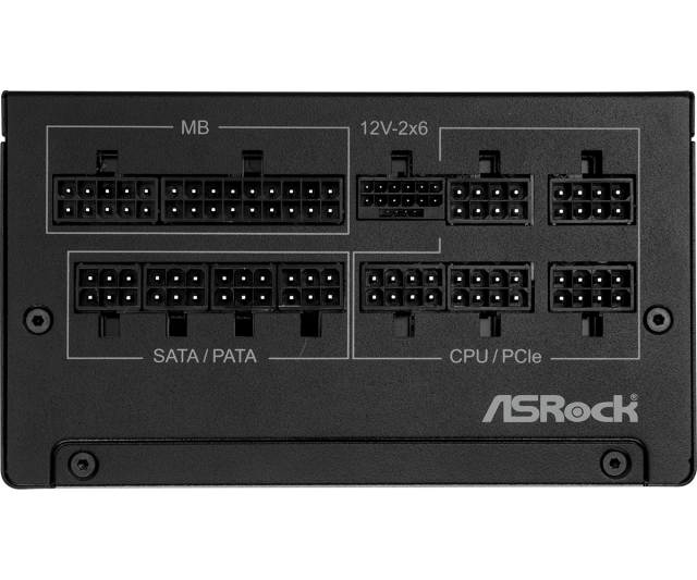 Захранване Asrock Steel Legend SL-1000G, 1000W, Active PFC, ATX 3.1, PCIe 5.1, 80 PLUS Gold, Full Modular