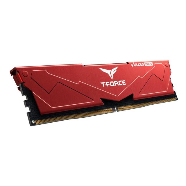 Памет Team Group T-Force Vulcan Red 32GB (2x16GB) DDR5 6000MHz, CL30, 1.35 V 