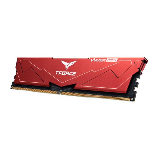 Памет Team Group T-Force Vulcan Red 32GB (2x16GB) DDR5 6000MHz, CL30, 1.35 V 
