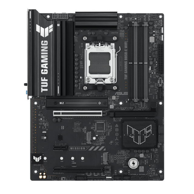 Дънна платка ASUS TUF GAMING B850-E WIFI, AMD AM5, 4x DDR5, 3x M.2, 4x SATA 6Gb/s, HDMI, DP, ATX