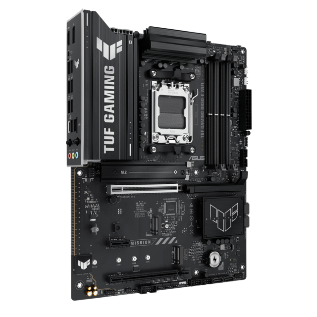 Дънна платка ASUS TUF GAMING B850-E WIFI, AMD AM5, 4x DDR5, 3x M.2, 4x SATA 6Gb/s, HDMI, DP, ATX