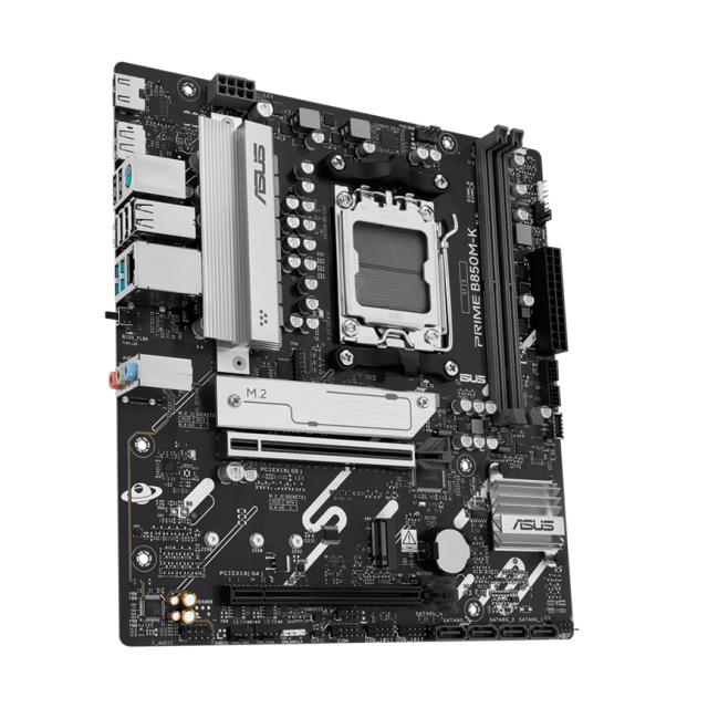Дънна платка Asus PRIME B850M-K, AMD AM5, 2x DDR5, 2x M.2, 4x SATA 6Gb/s, HDMI, DP, Micro ATX