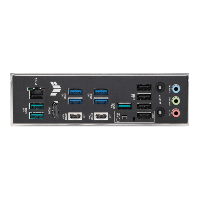 Дънна платка ASUS TUF GAMIN X870E-PLUS WIF7, AM5, 4x DDR5, 4x M.2, 4x SATA 6Gb/s, Wi-Fi 7, HDMI, ATX