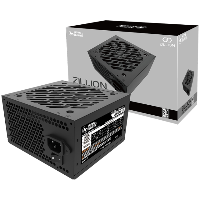 Захранване Zillion DW White 650W, Active PFC, PCIe 5.1/ATX 3.1, 80 Plus White