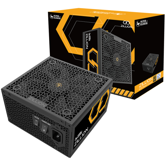Захранване Super Flower Zillion FG Gold 1250W, Active PFC, PCIe 5.1/ATX 3.1, 80 Plus Gold, Fully Modular