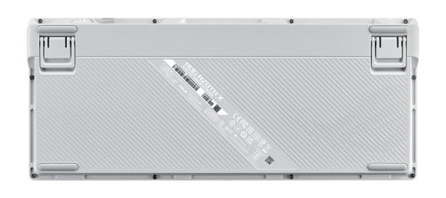 Геймърска Клавиатура ASUS ROG Azoth X White, Bluetooth/Wireless/USB-A/C