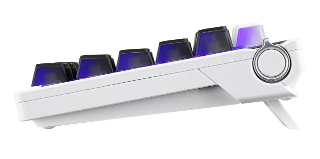 Геймърска Клавиатура ASUS ROG Azoth X White, Bluetooth/Wireless/USB-A/C