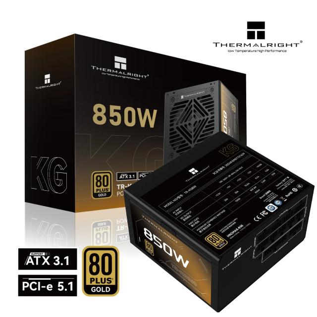 Захранване Thermalright TR-KG850 850W, Active PFC, ATX 3.1, 80 PLUS GOLD, Full Modular