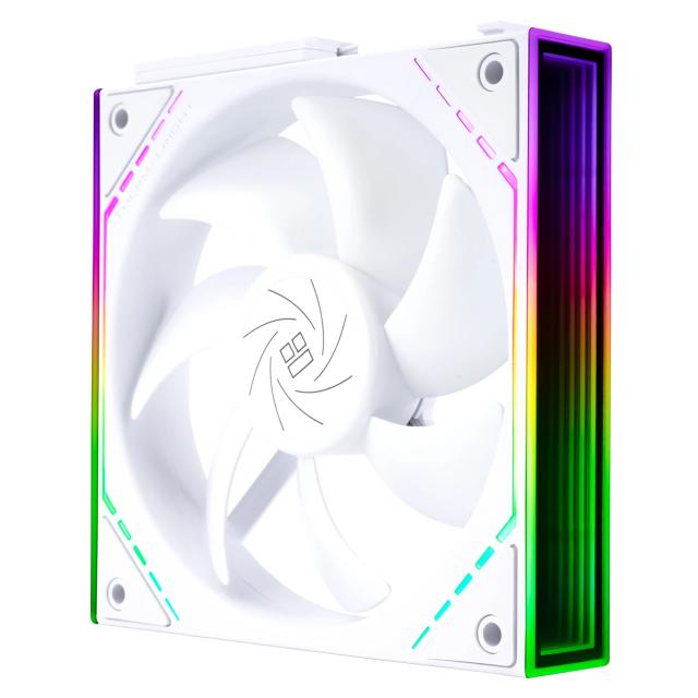 Комплект вентилатори Thermalright Fan Pack 3-in-1 3x120mm White, Infinity Mirror, Daisy-Chain, A-RGB, 3 pin/4 pin PWM